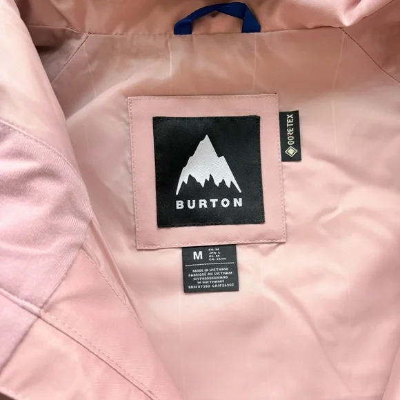 BURTON Pillowline GORE-TEX 2L Anorak Jacket Men’s M Powder Blush - Picture 7 of 16